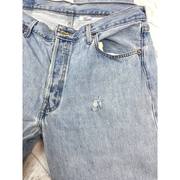 VTG Men's 501xx LEVI's, Button Fly, WPL, light blue Jeans Straight Leg W36/L34 - Picture 11 of 16